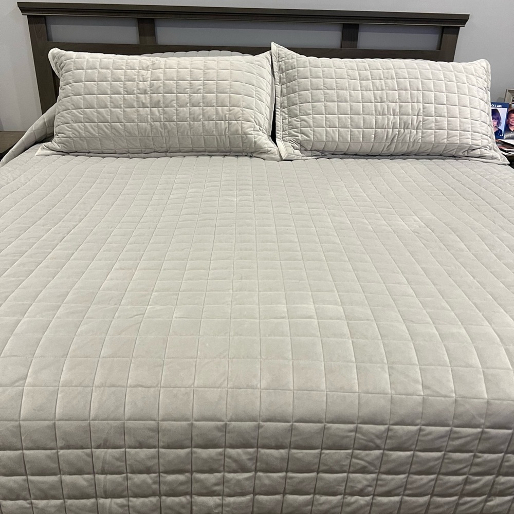 Macy’s King Bed Spread and 2 Pillow Shams